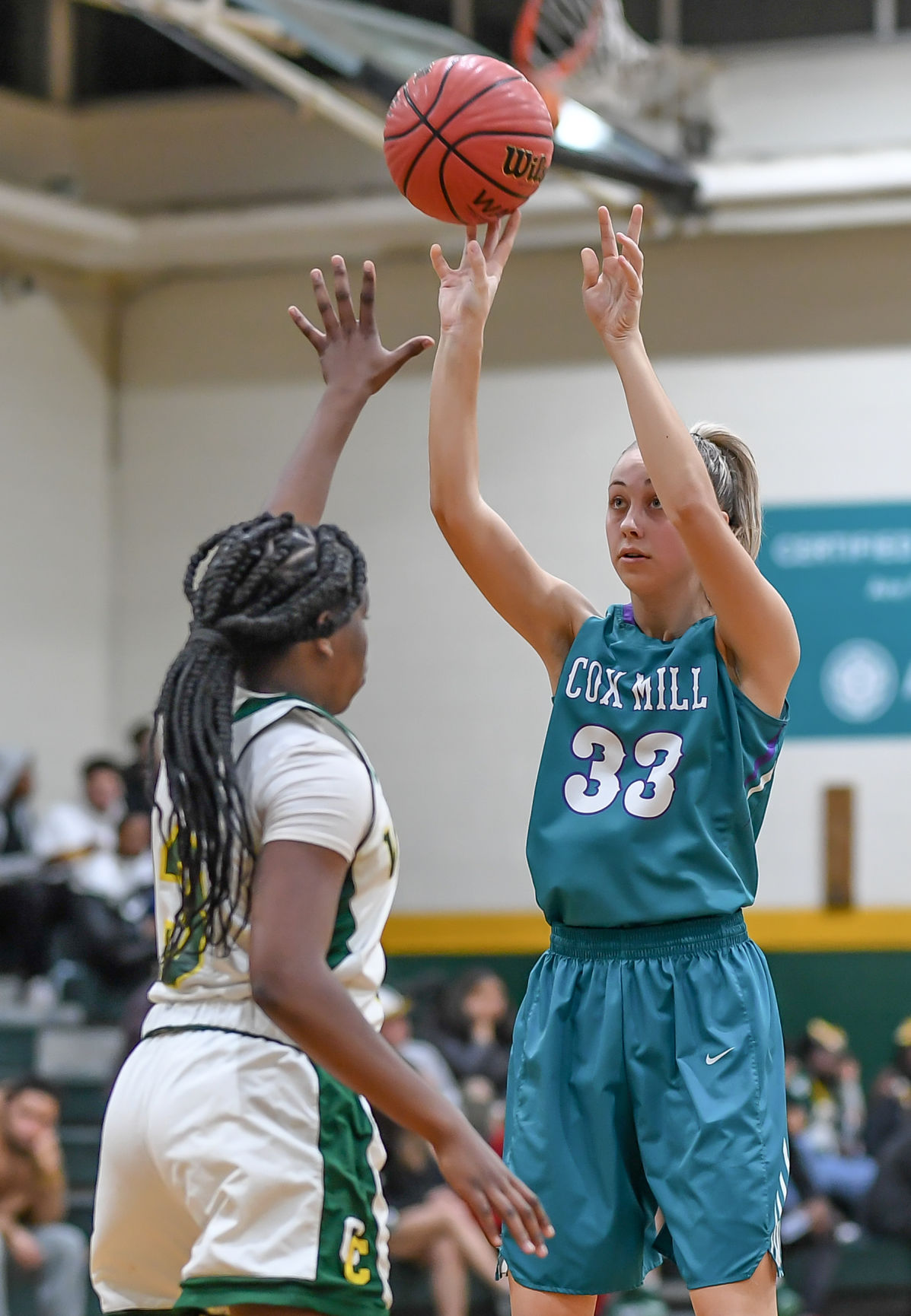 Friday night high school basketball action